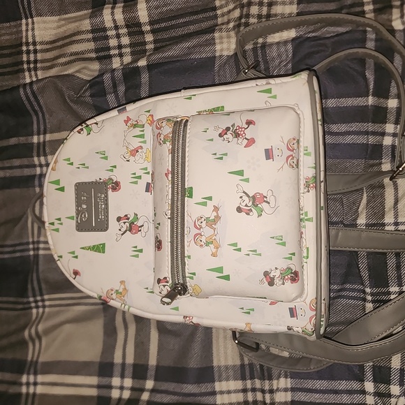 Loungefly Disney Mickey And Friends Holiday Mini Backpack - Picture 1 of 2